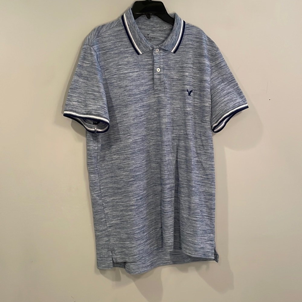 Blue Collared Shirt